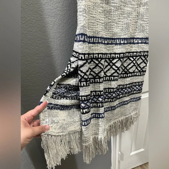 Free People Grey Fringe Skirt Size Small - Picture 2 of 4